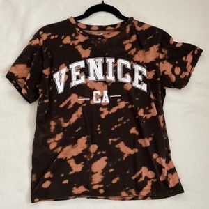 Hollister Bleach Dye Oversized crop top